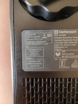 Cámara Matterport Pro2 3D