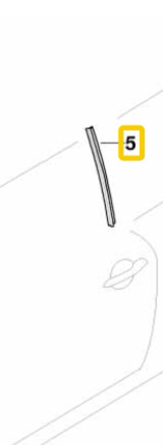 MOLDURA ADORNO COLUMNA COPILOTO MINI R50 R53