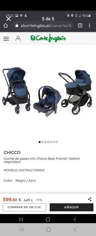 Carro Chicco 3 piezas