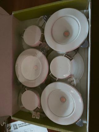 6 Faretti LED 3.8W Incasso