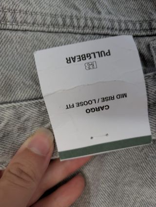Pantalones cargo grises nuevos