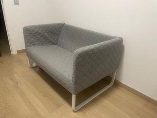 Sofá cama gris - 2 plazas