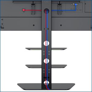 Soporte TV suelo 30-65" giratorio