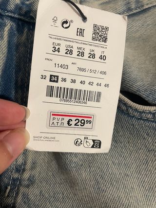 Pantalones cortos baggy | Azul | Talla S | NUEVOS