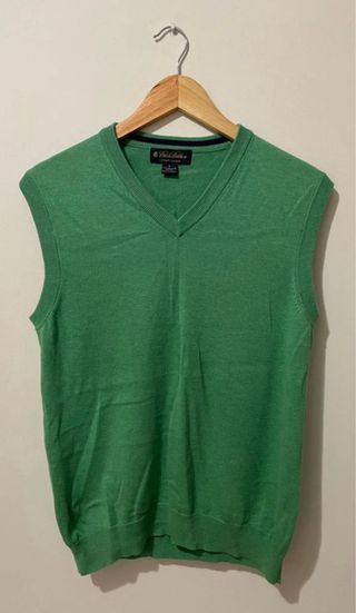 Chaleco verde Brooks Brothers