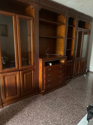 Mueble madera salón - 1 ud.