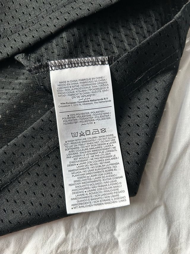 Maglietta t-shirt Nike Air nera XS traspirante