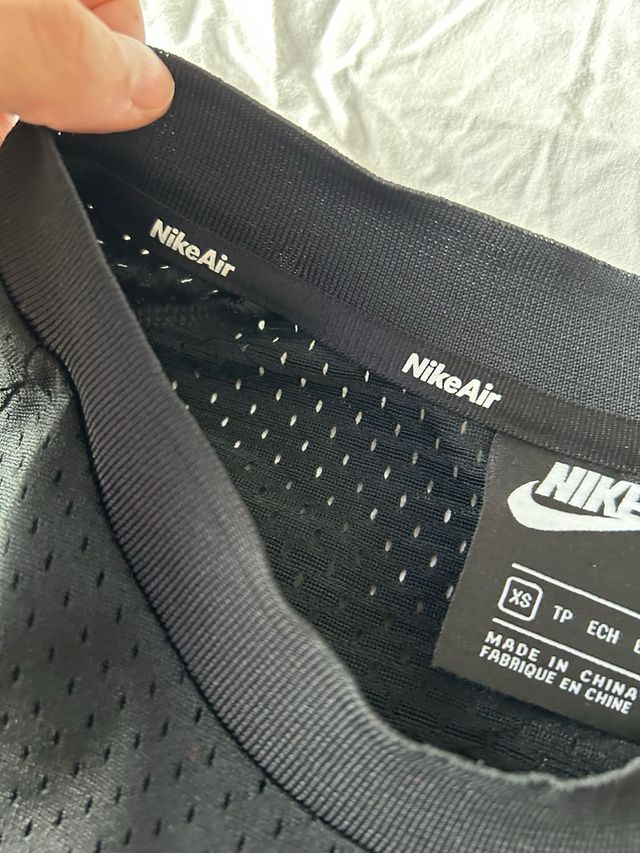 Maglietta t-shirt Nike Air nera XS traspirante