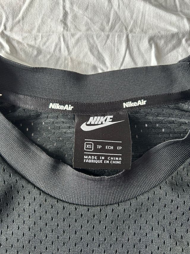 Maglietta t-shirt Nike Air nera XS traspirante