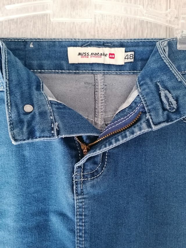 Falda vaquera XL (42-14) azul