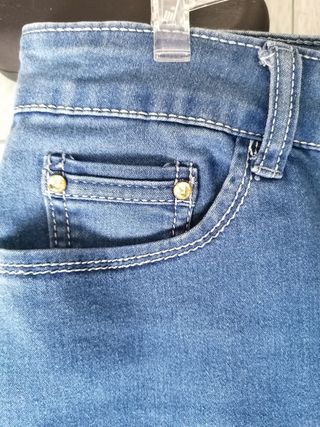 Falda vaquera XL (42-14) azul