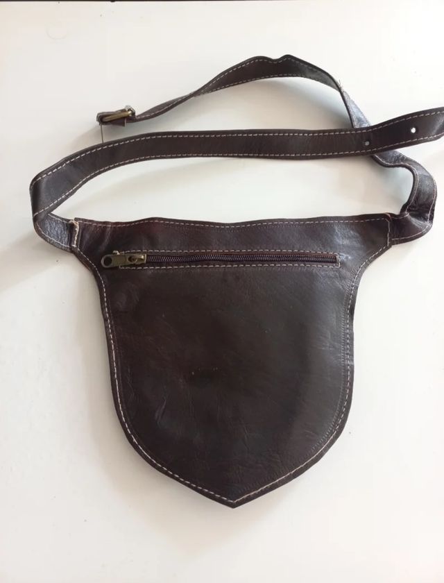 Riñonera Marrón Piel