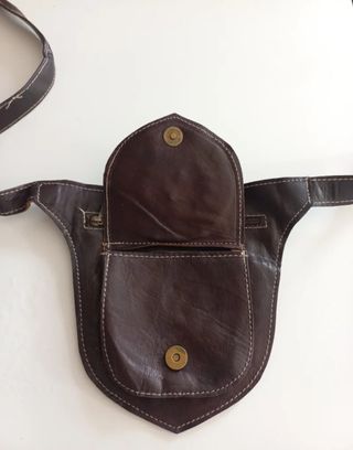 Riñonera Marrón Piel