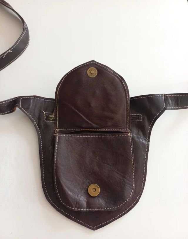 Riñonera Marrón Piel