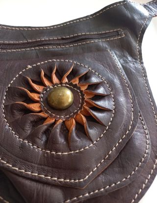 Riñonera Marrón Piel