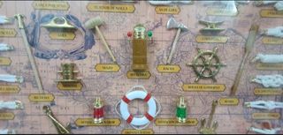 Cuadro nudos marineros vintage