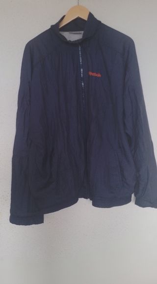 Chaqueta Reebok azul vintage