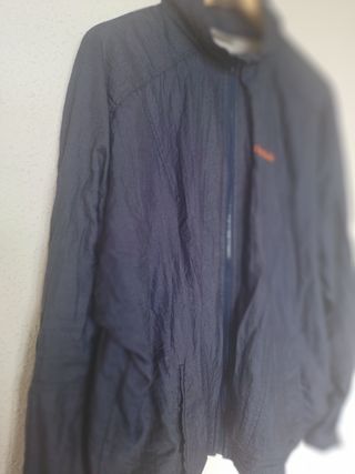 Chaqueta Reebok azul vintage