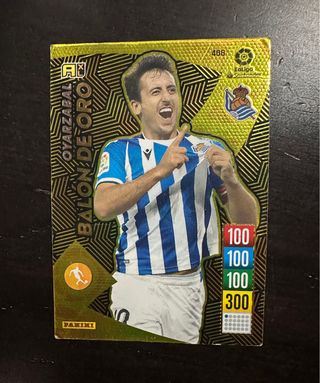 Cromo Oyarzabal Balón de Oro Adrenalyn XL 2021.22