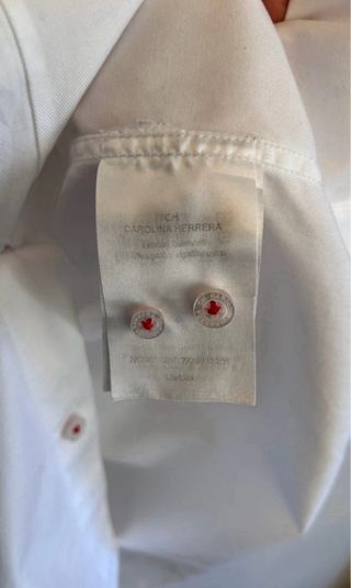 Camisa Carolina Herrera blanca