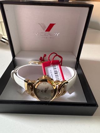 Reloj Viceroy mujer dorado blanco