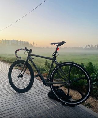 Fixie Bicicleta Pista Verde