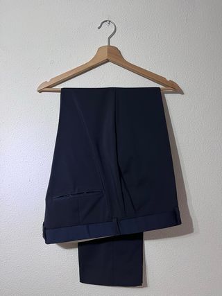 Traje Zara Man azul marino