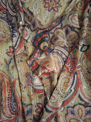 Blusa Zara multicolor paisley