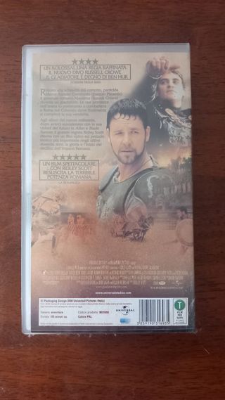 VHS Il Gladiatore (Russell Crowe)