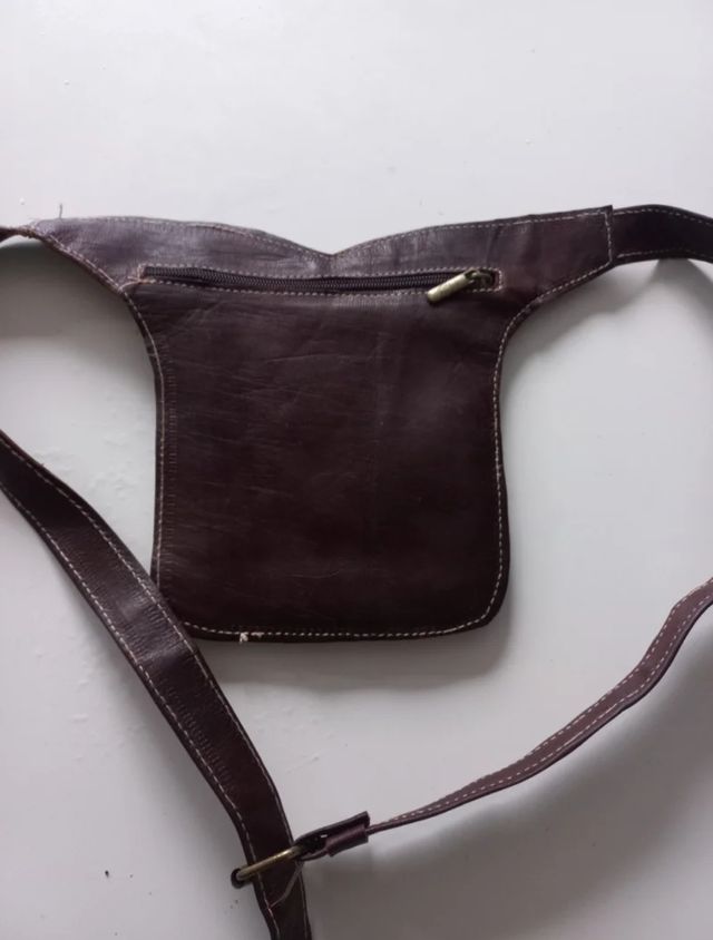 Riñonera Marrón Piel