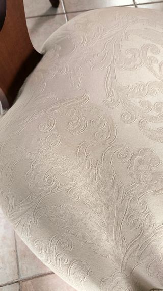 Sillones clásicos madera - beige