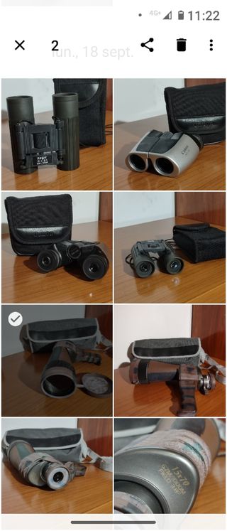 Prismáticos varios modelos