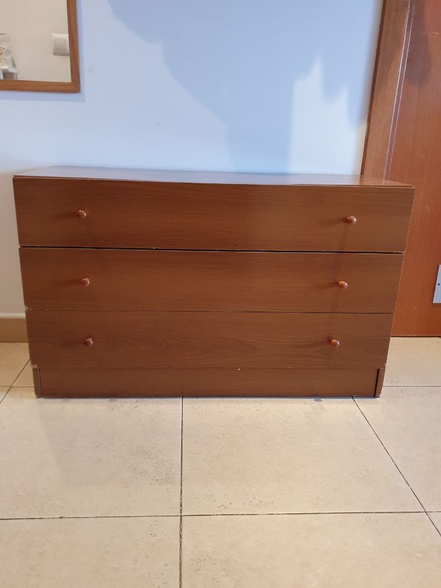 Cajonera madera 3 cajones