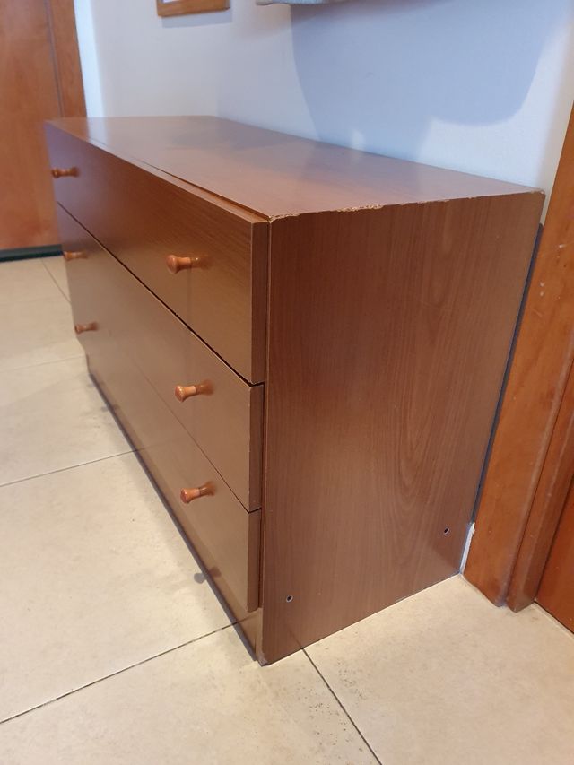 Cajonera madera 3 cajones