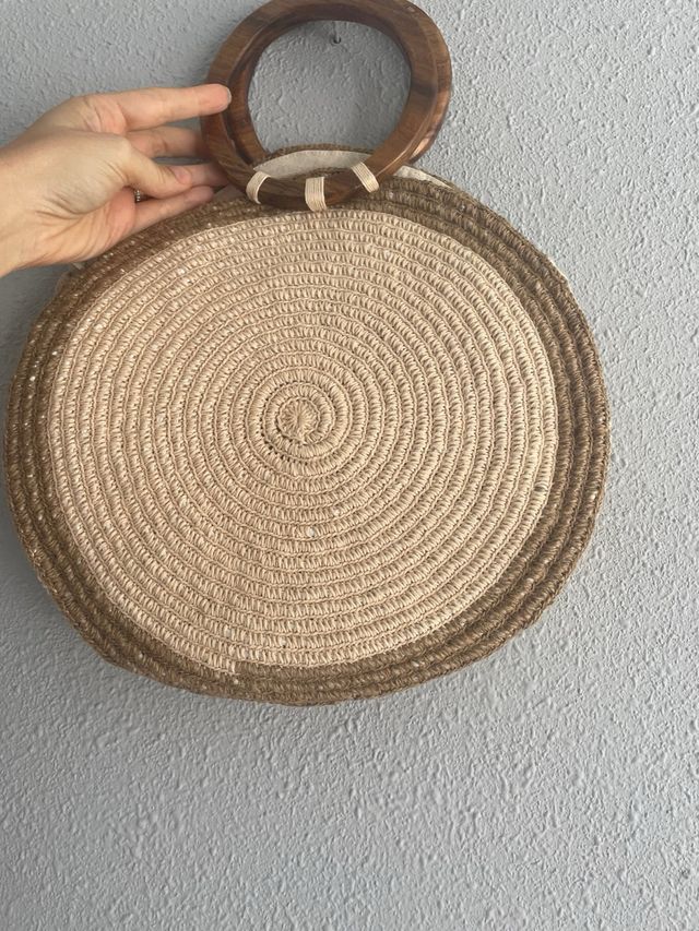 Bolso de yute artesanal