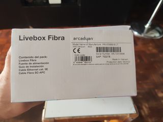 Livebox Fibra - Router Fibra Óptica
