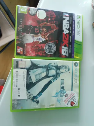 Juegos Xbox 360: NBA2K16, final fantasy