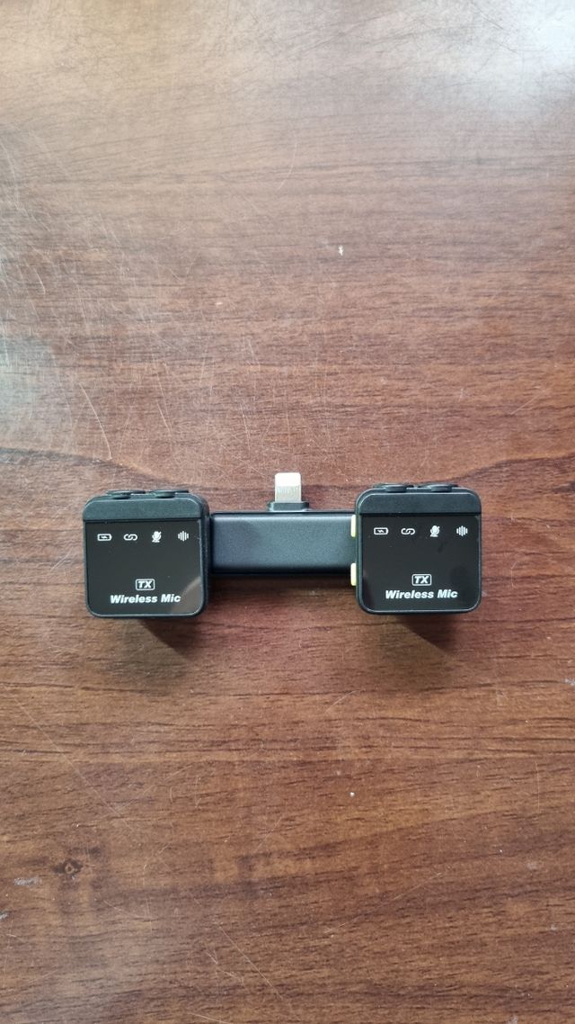 Micrófonos inalámbricos Lavalier para iPhone