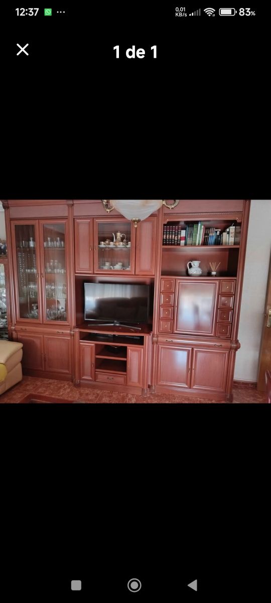 Mueble salón madera maciza