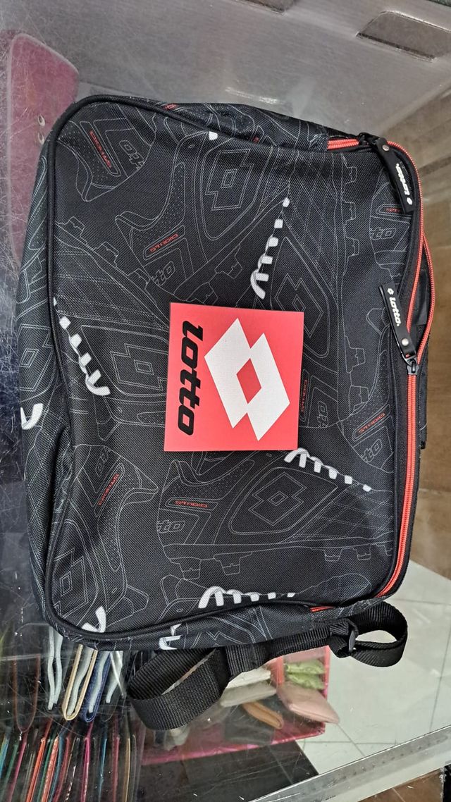 Bandolera Lotto negra y roja