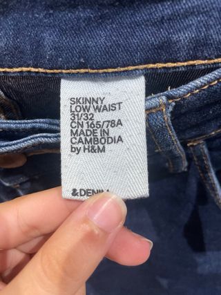 Jeans H&M Skinny Low Waist 31/32