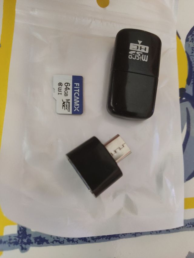 Tarjeta Micro SD FITCAMX 64GB - Adaptador