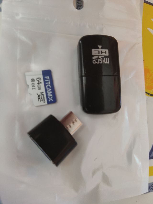 Tarjeta Micro SD FITCAMX 64GB - Adaptador