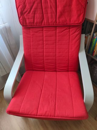 Silla Poang Ikea roja