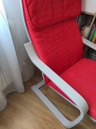 Silla Poang Ikea roja