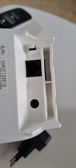 Teléfono inalámbrico Panasonic negro