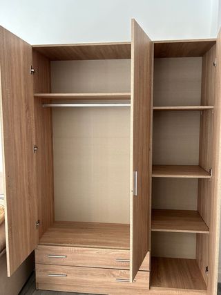 Armario 3 puertas madera