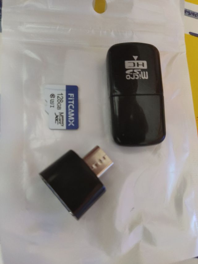 MicroSD FITCAMX 128GB - Adaptador