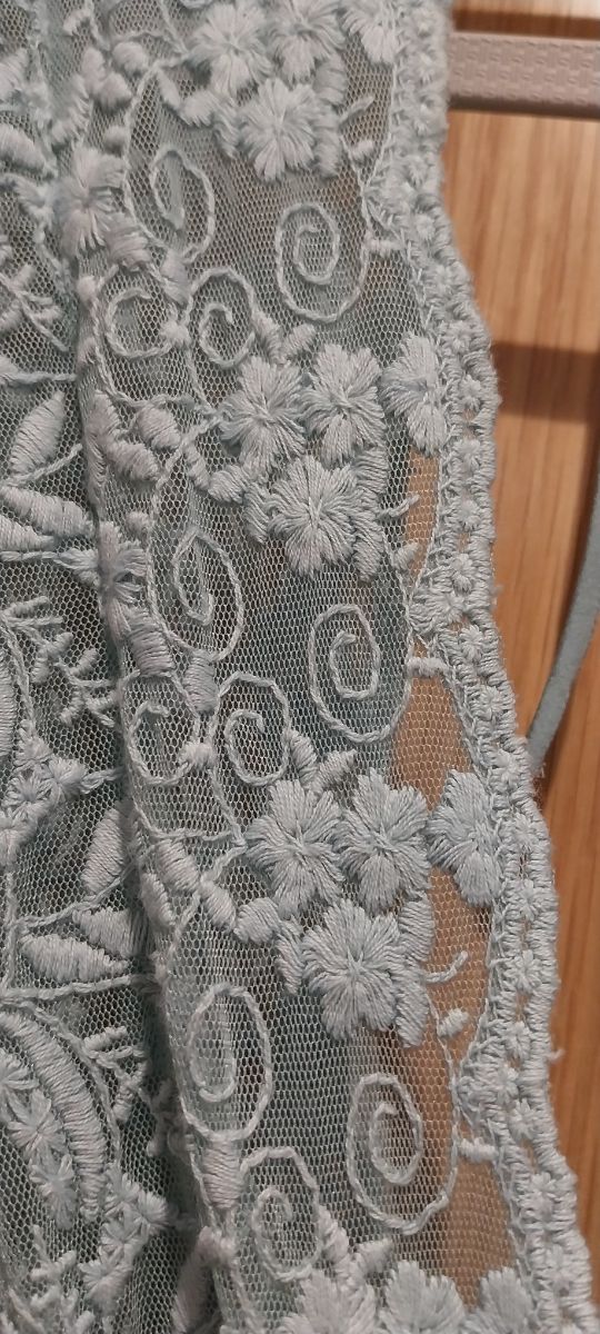 Vestido Pinko Longo Azul Claro