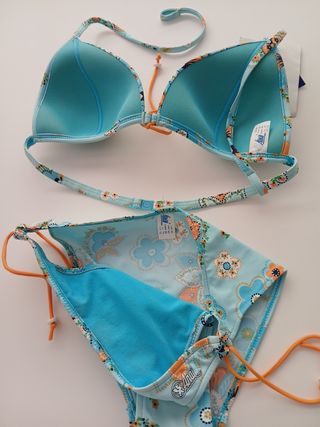 Bikini Anai XXL - Azul/Naranja